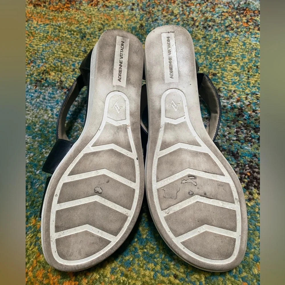Adrienne Vittadini Black Sport Sandals - Picture 6 of 8
